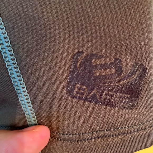 Bare Chillguard men L fleece backed long sleeve dive surf swim dry rash guard - Picture 3 of 7